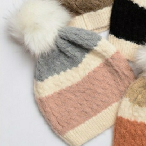 October Love Accessories - 🎆Rose / Gray Beanie🎆